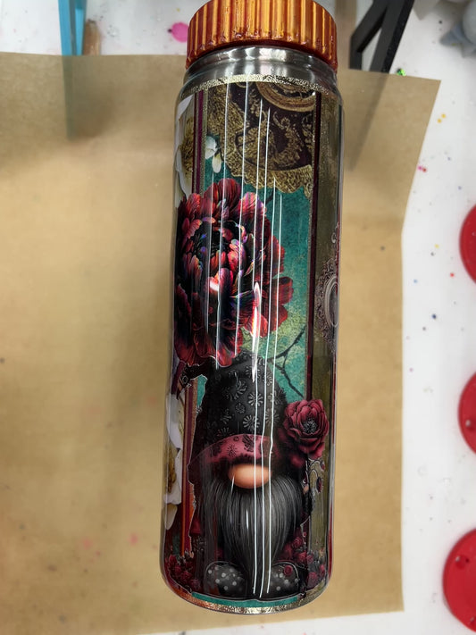 *anna-vic only* in process - burgundy gnomes multi-media 25oz hydro